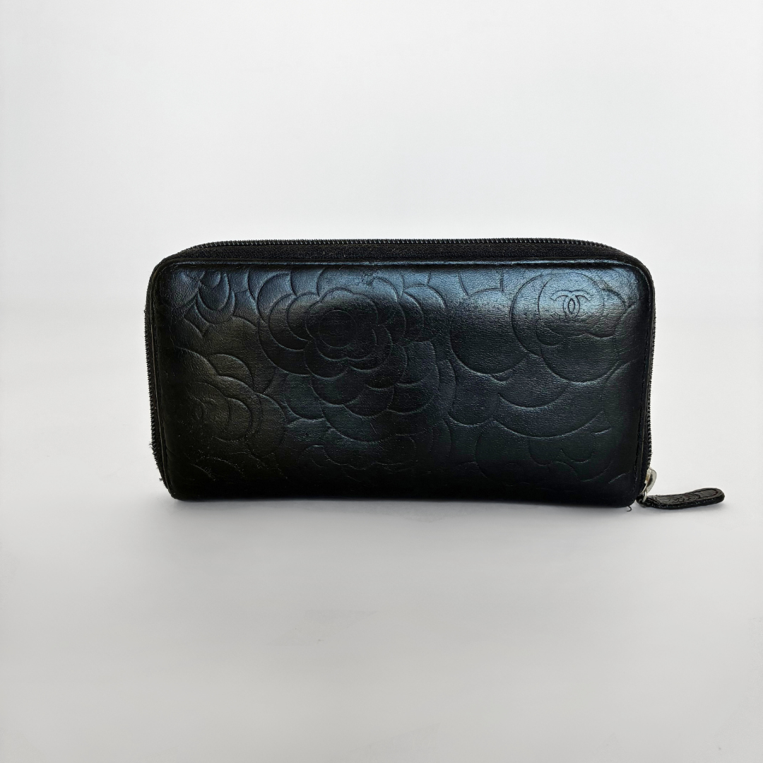 Chanel Chanel Camelia Wallet Large Lambskin Leather - Wallets - Etoile Luxury Vintage