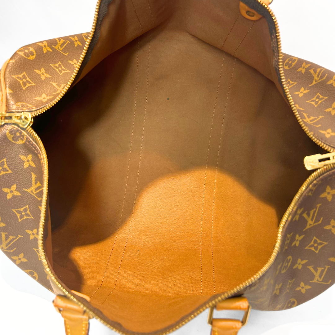 Louis Vuitton Louis Vuitton Keepall 50 Strap Monogram Canvas - Travel bags - Etoile Luxury Vintage