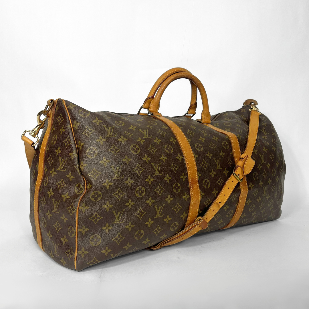 Louis Vuitton Louis Vuitton Keepall 60 Bandouli&egrave;re Monogram Canvas - Travel bags - Etoile Luxury Vintage