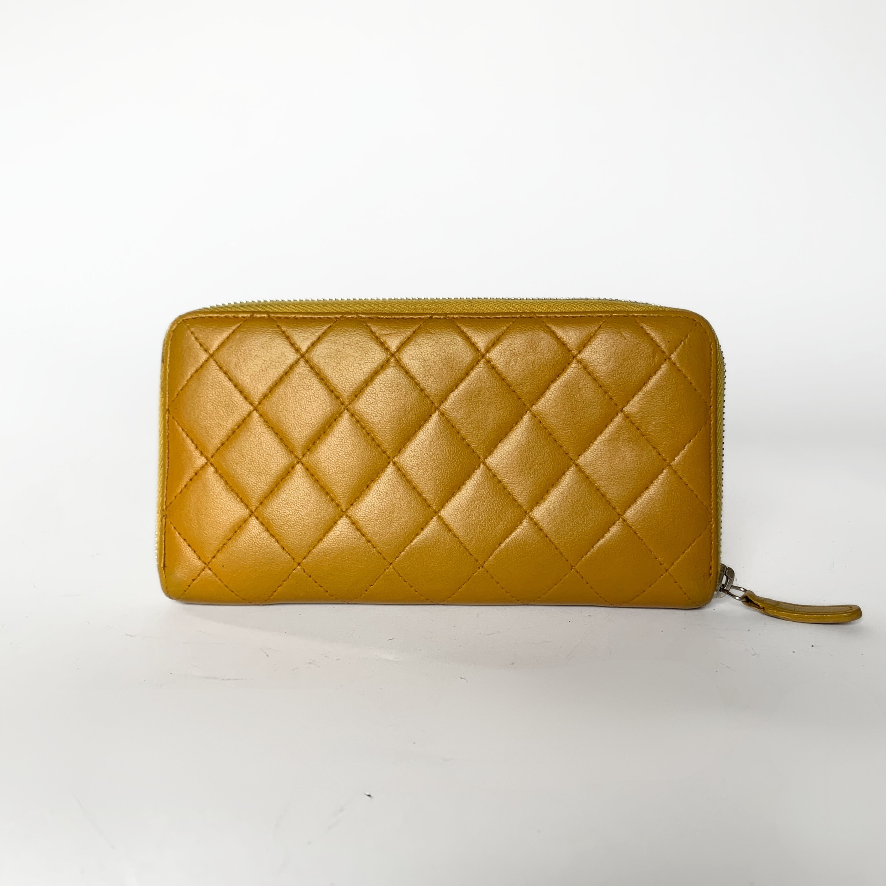 Chanel LS: Chanel Zipper Wallet Large Lambskin Leather - Wallets - Etoile Luxury Vintage