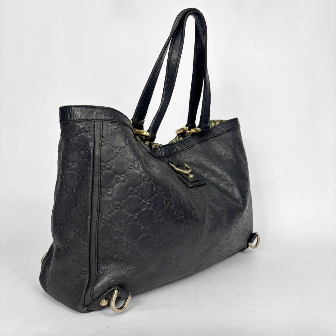 Gucci Black Leather Two Side Reversible