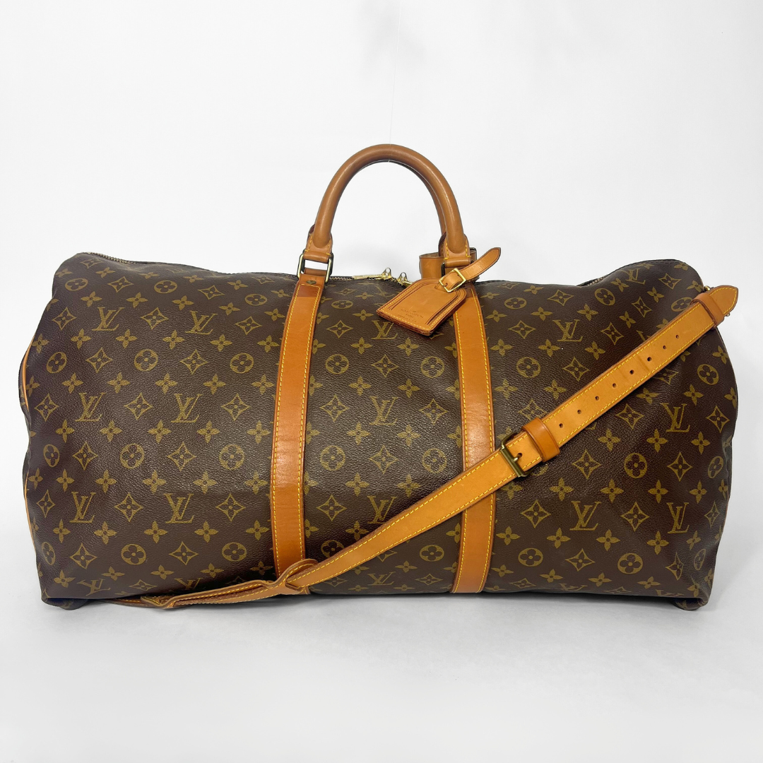 Louis Vuitton Louis Vuitton Keepall 60 Bandouli&egrave;re Monogram Canvas - Travel Bags - Etoile Luxury Vintage