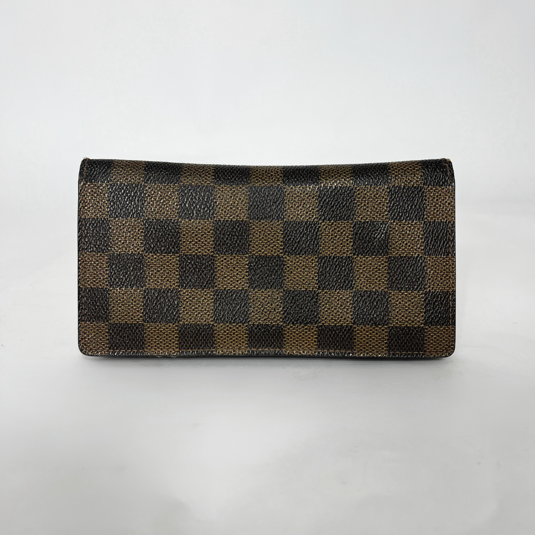 Louis Vuitton Portefeuille Damier Ebene Canvas