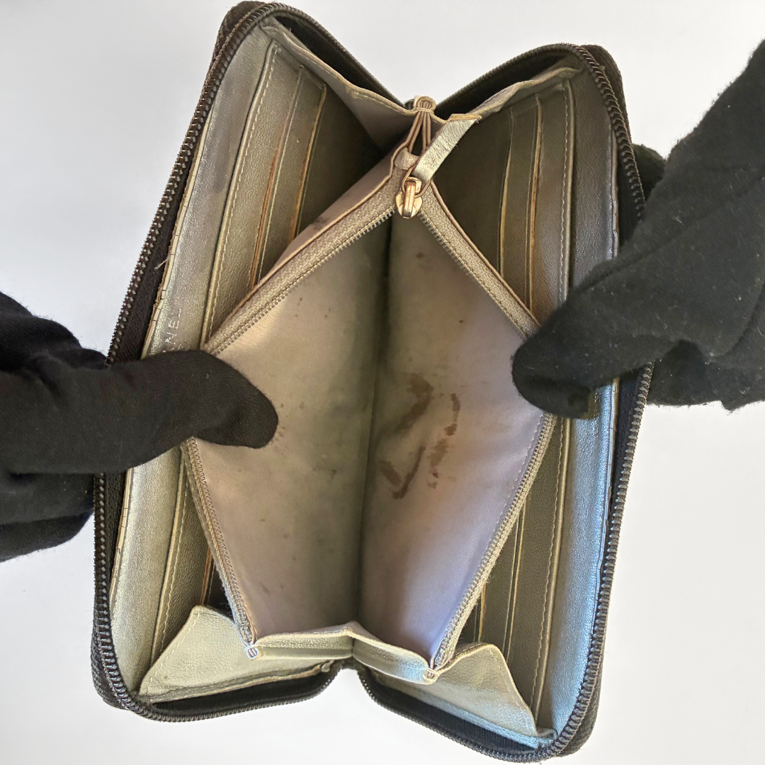 Chanel Chanel Camelia Wallet Large Lambskin Leather - Wallets - Etoile Luxury Vintage