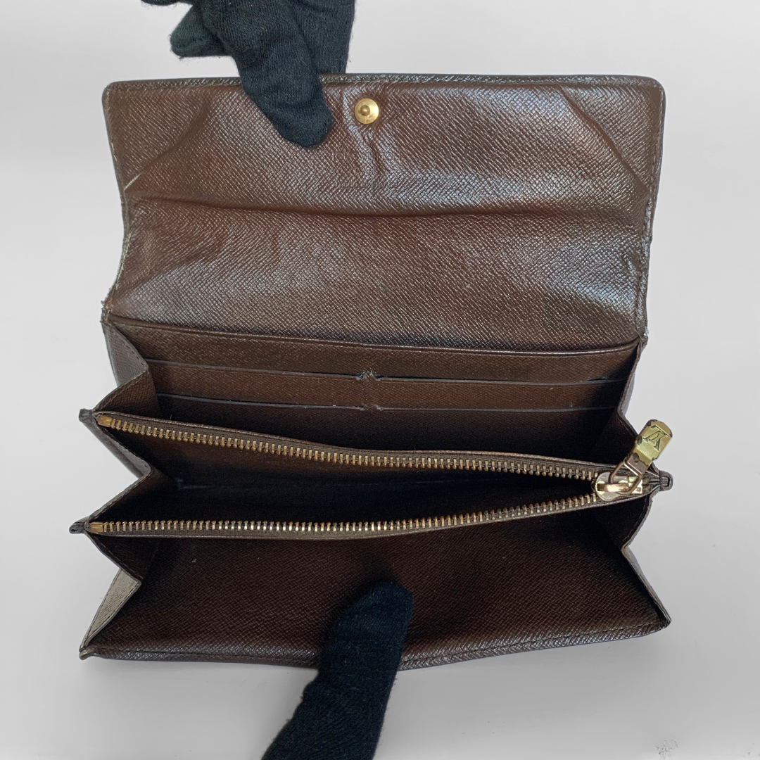 Louis Vuitton Louis Vuitton Wallet Large Damier Ebene Canvas - Wallets - Etoile Luxury Vintage