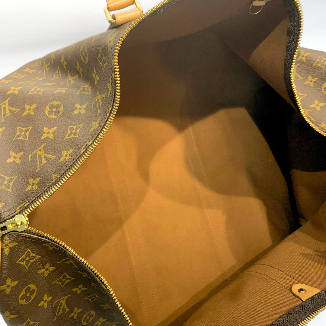 Louis Vuitton Louis Vuitton Keepall 55 Strap Monogram Canvas - Travel bags - Etoile Luxury Vintage