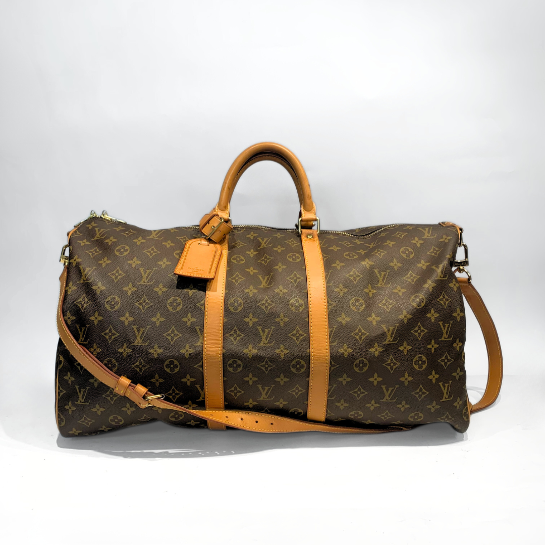 Louis Vuitton Louis Vuitton Keepall 55 Strap Monogram Canvas - Travel bags - Etoile Luxury Vintage