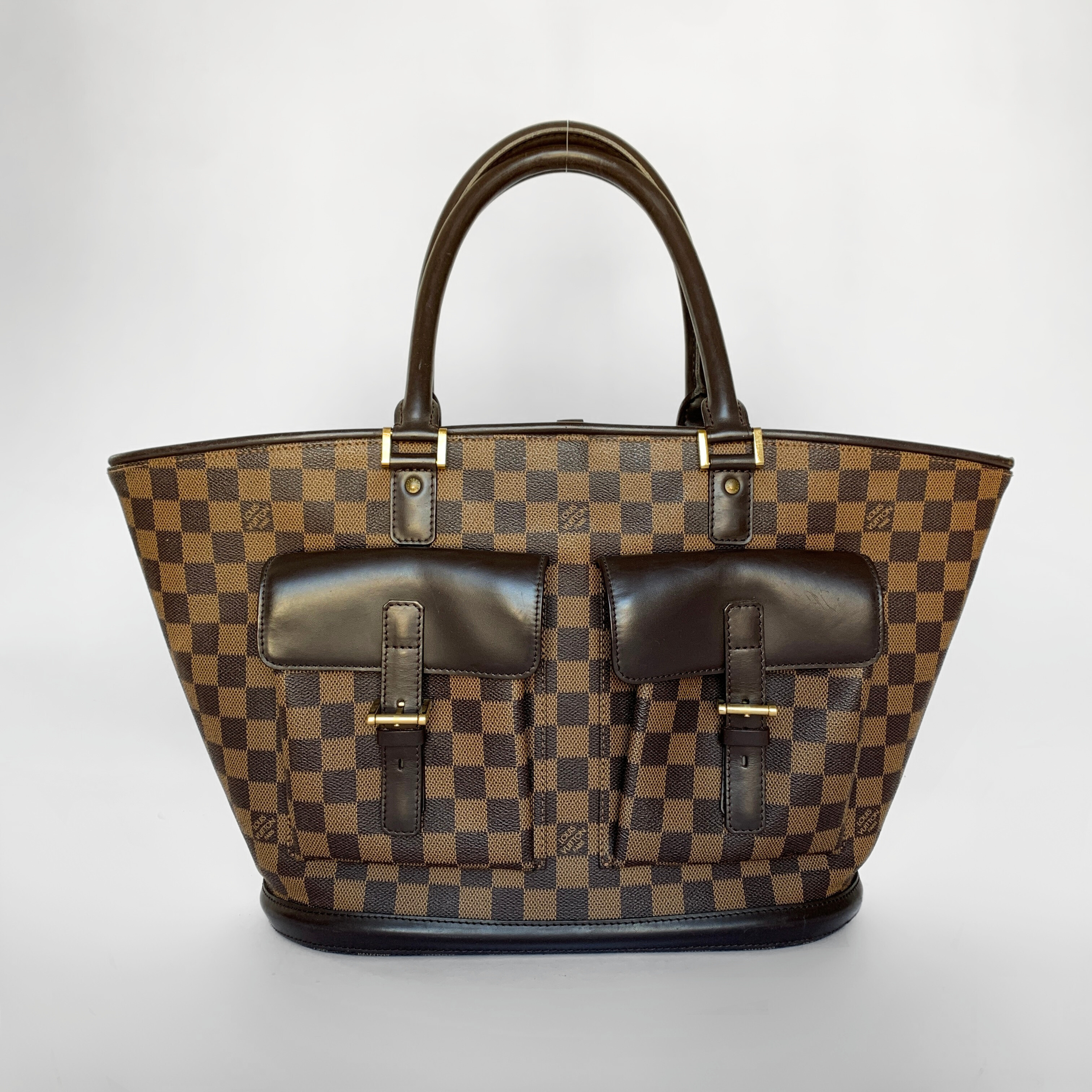 Louis Vuitton Louis Vuitton Manosque GM Damier Ebene Canvas - Shoulder bags - Etoile Luxury Vintage