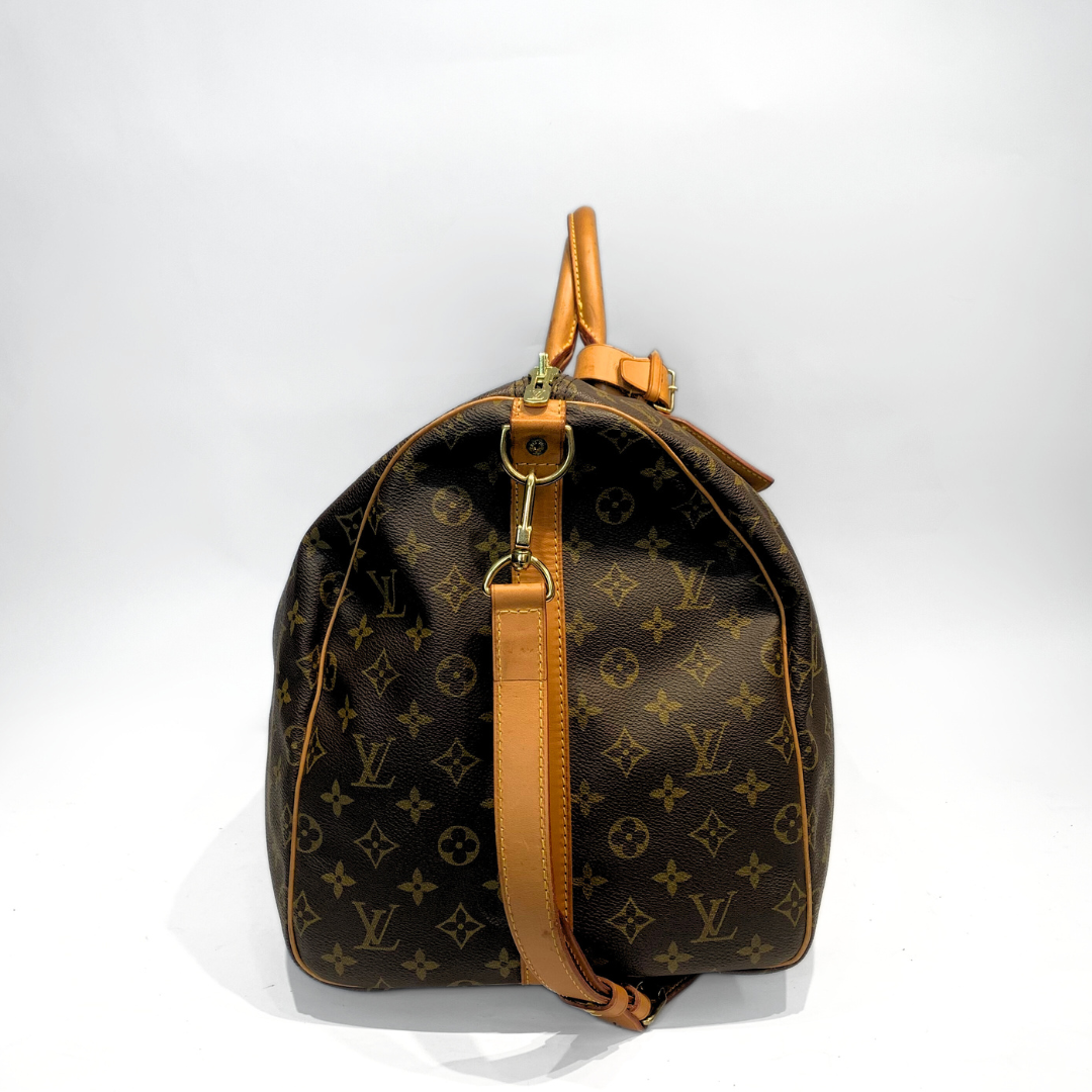 Louis Vuitton Louis Vuitton Keepall 55 Strap Monogram Canvas - Travel bags - Etoile Luxury Vintage