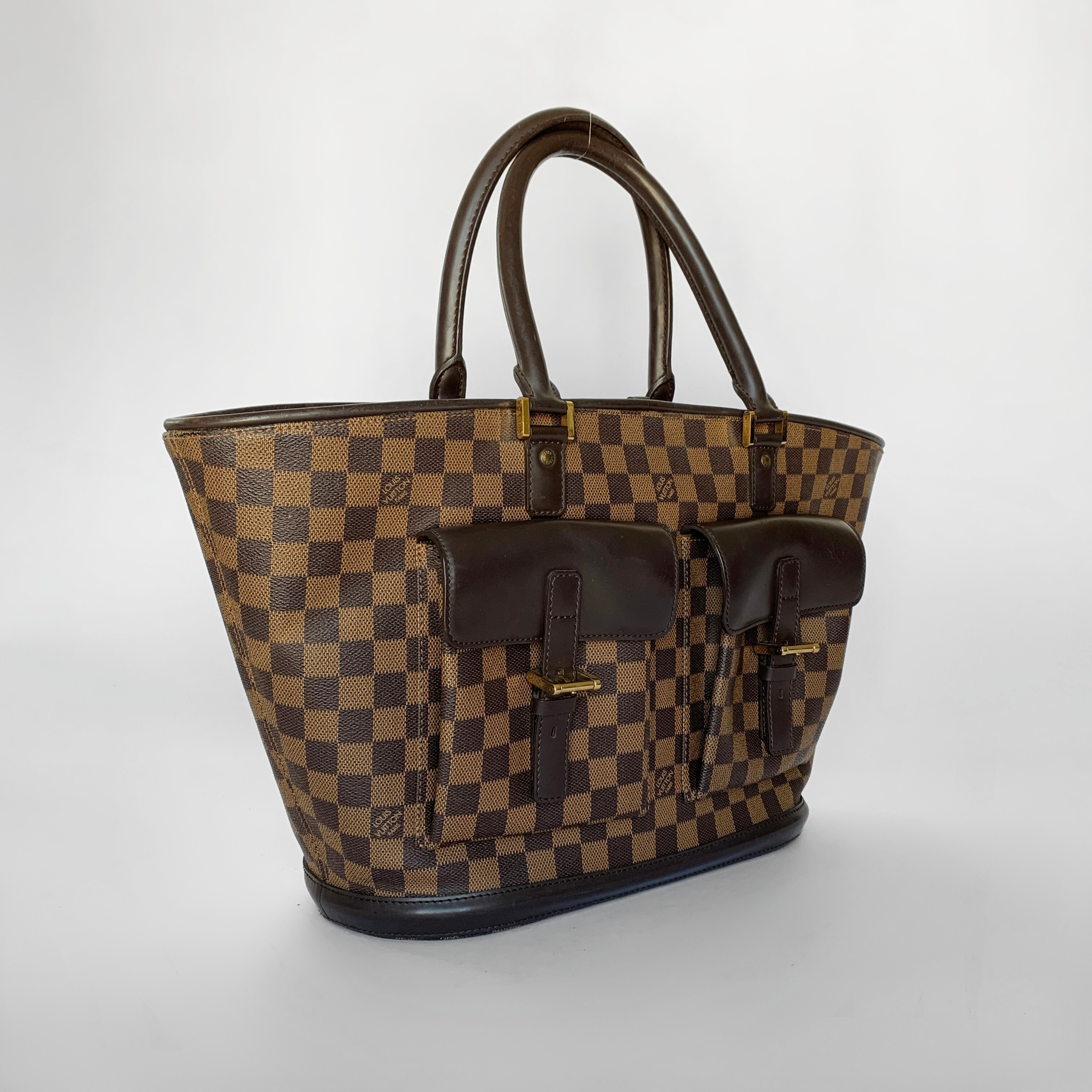 Louis Vuitton Louis Vuitton Manosque GM Damier Ebene Canvas - Shoulder bags - Etoile Luxury Vintage