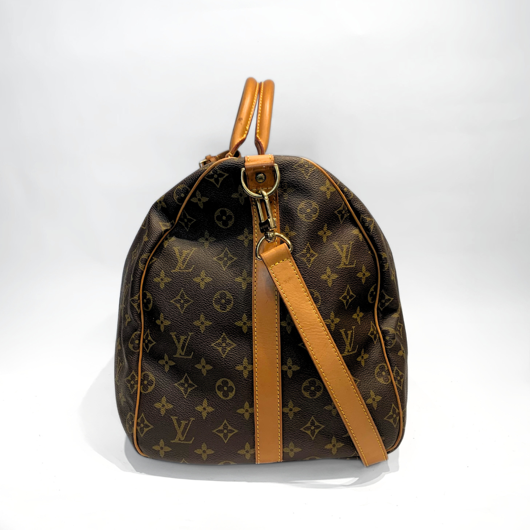 Louis Vuitton Louis Vuitton Keepall 55 Strap Monogram Canvas - Travel bags - Etoile Luxury Vintage