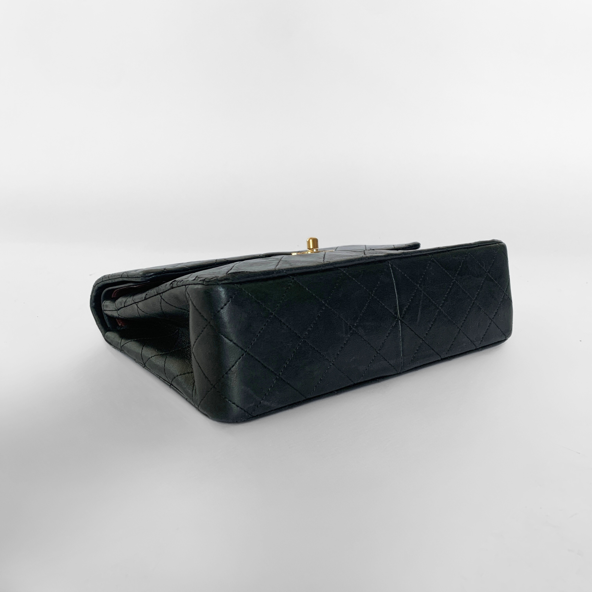 Chanel Chanel Classic Flap Bag Medium Tall Lambskin Leather - Shoulder bags - Etoile Luxury Vintage