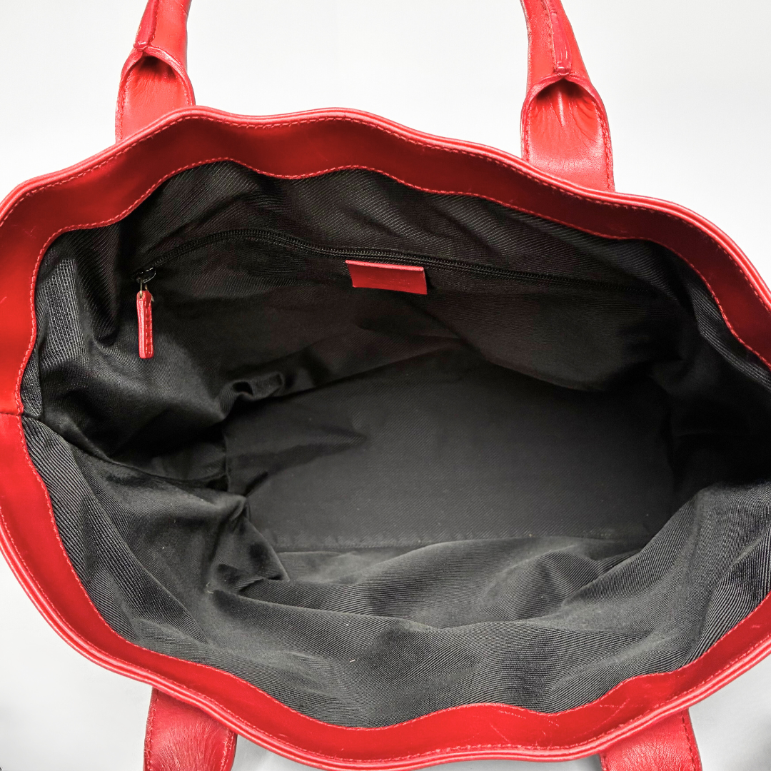 Louis Vuitton Gucci Red Tote - Handbags - Etoile Luxury Vintage