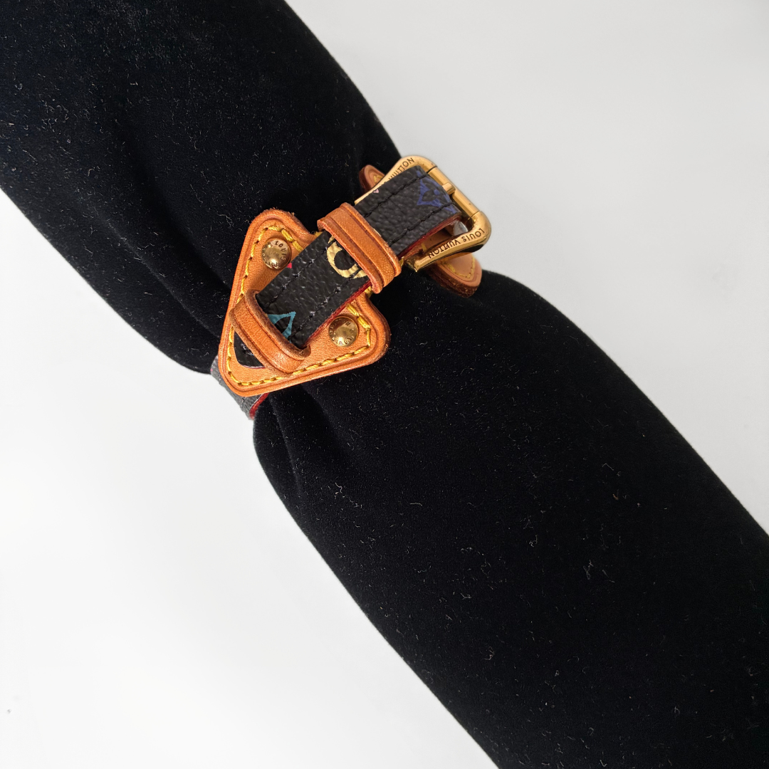 Louis Vuitton Louis Vuitton Nanogram Multicolor Black Bracelet - Bracelets - Etoile Luxury Vintage
