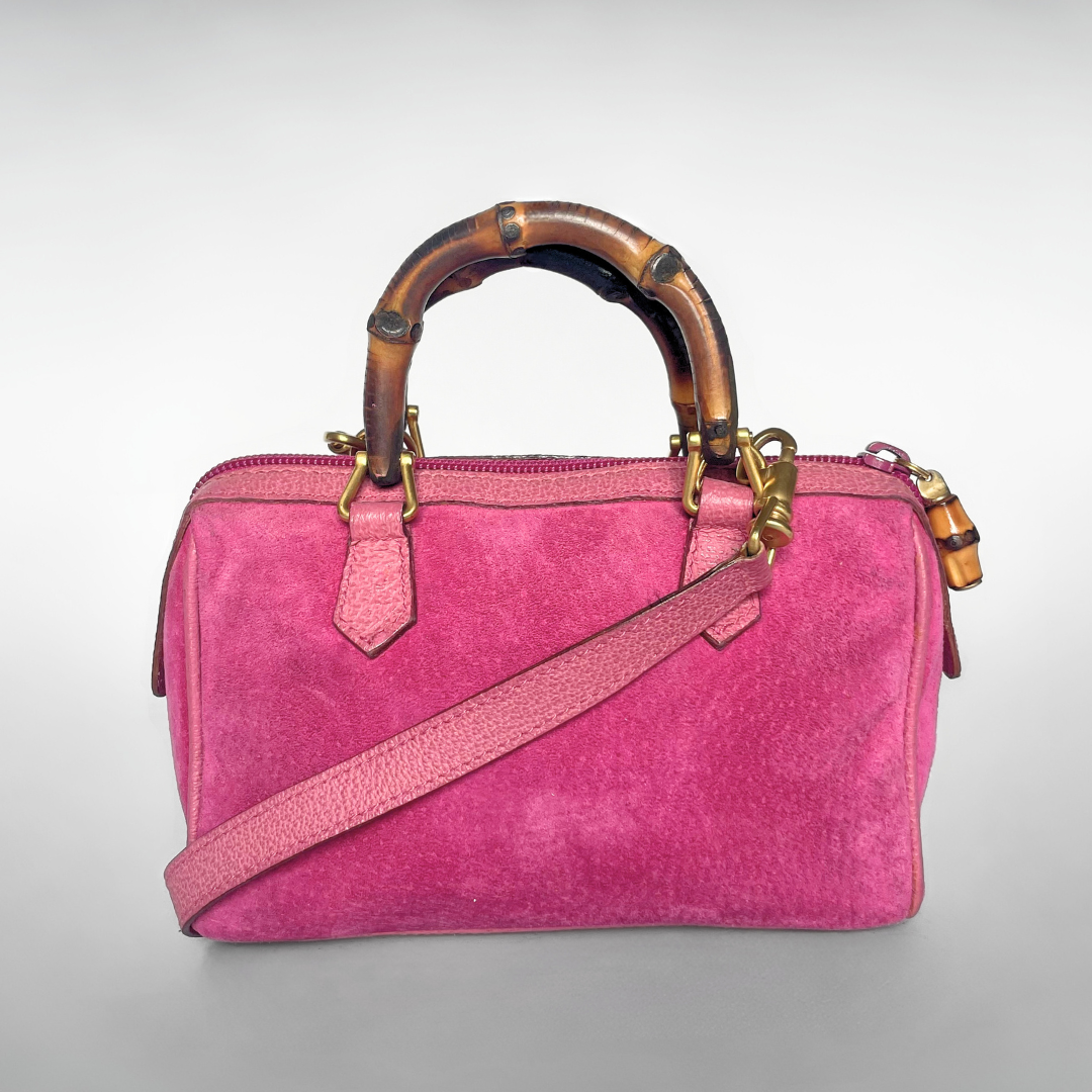 Gucci Gucci Bamboo Pink Mini Bag - Handbags - Etoile Luxury Vintage