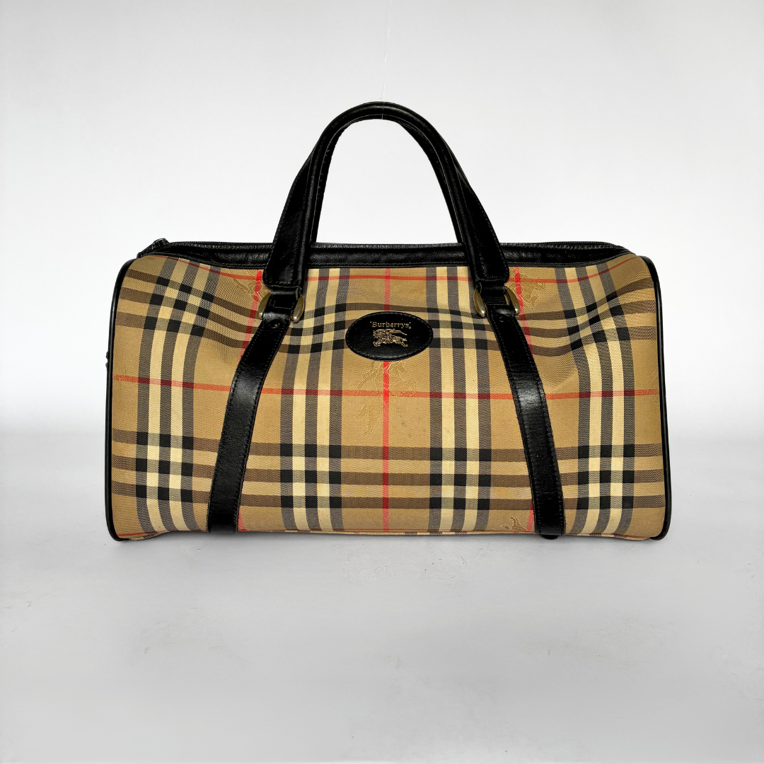 Burberry Burberry Boston Haymarket Check - Handbags - Etoile Luxury Vintage