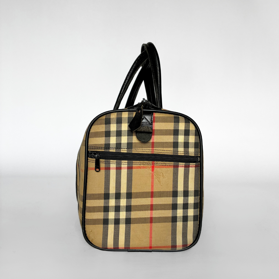 Burberry Burberry Boston Haymarket Check - Handbags - Etoile Luxury Vintage