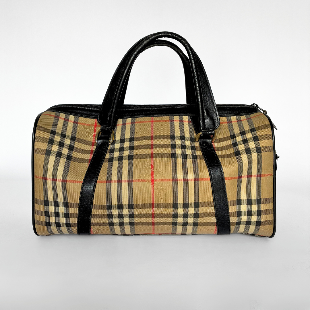 Burberry Burberry Boston Haymarket Check - Handbags - Etoile Luxury Vintage