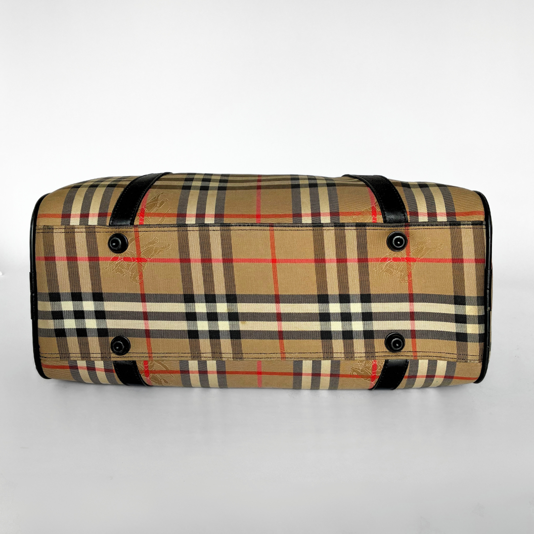 Burberry Burberry Boston Haymarket Check - Handbags - Etoile Luxury Vintage