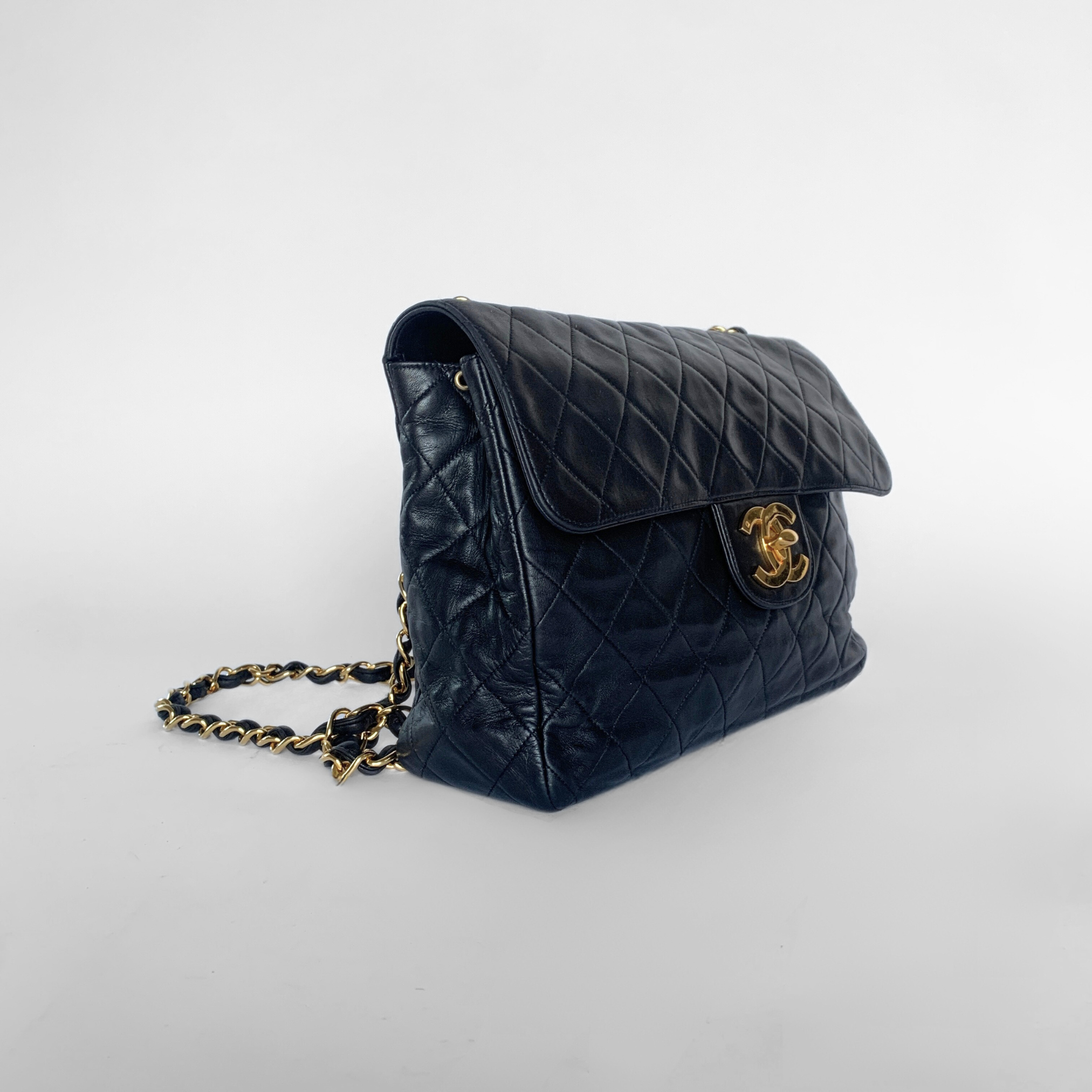 Chanel Chanel Classic Flap Bag Maxi Lambskin Leather - Handbags - Etoile Luxury Vintage