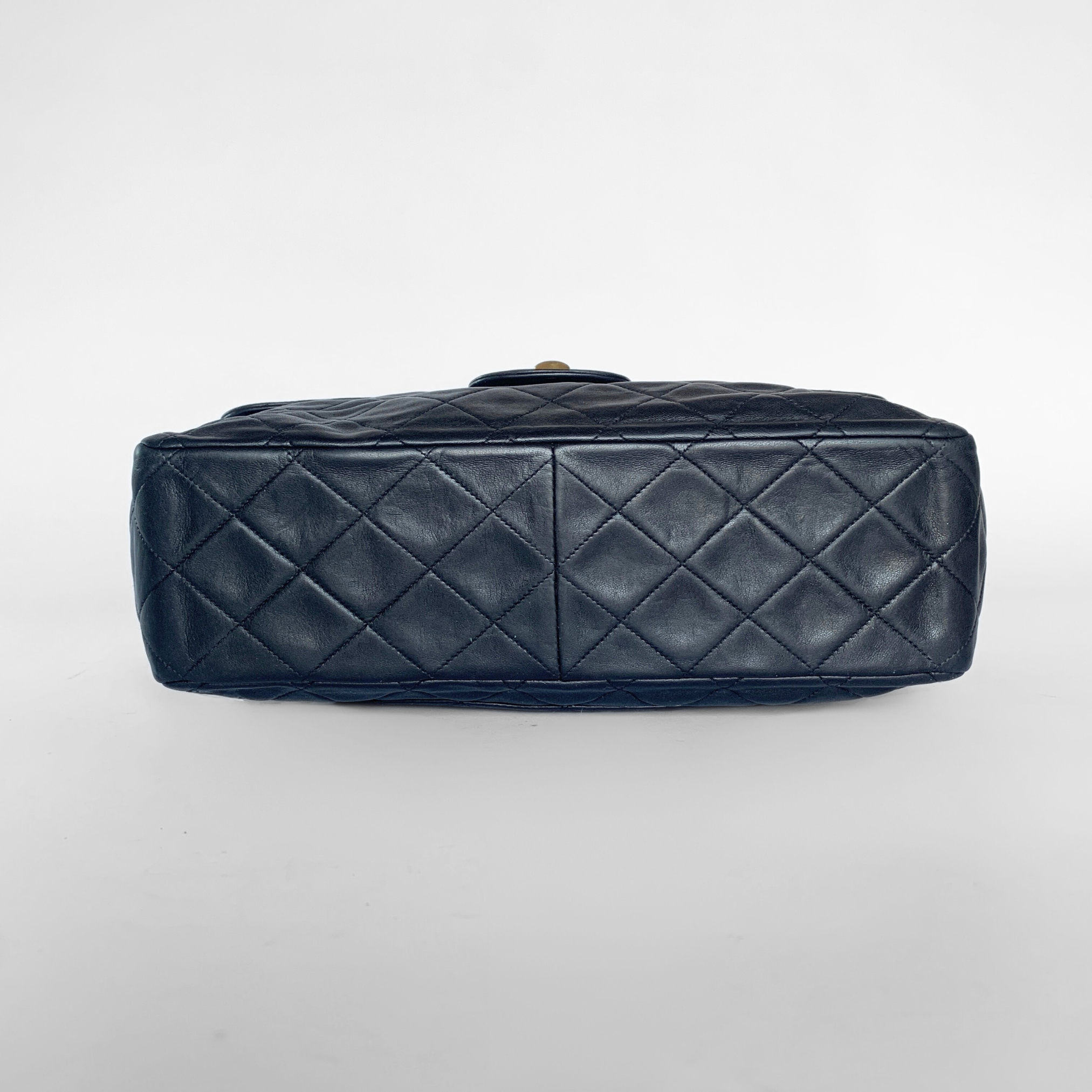 Chanel Chanel Classic Flap Bag Maxi Lambskin Leather - Handbags - Etoile Luxury Vintage