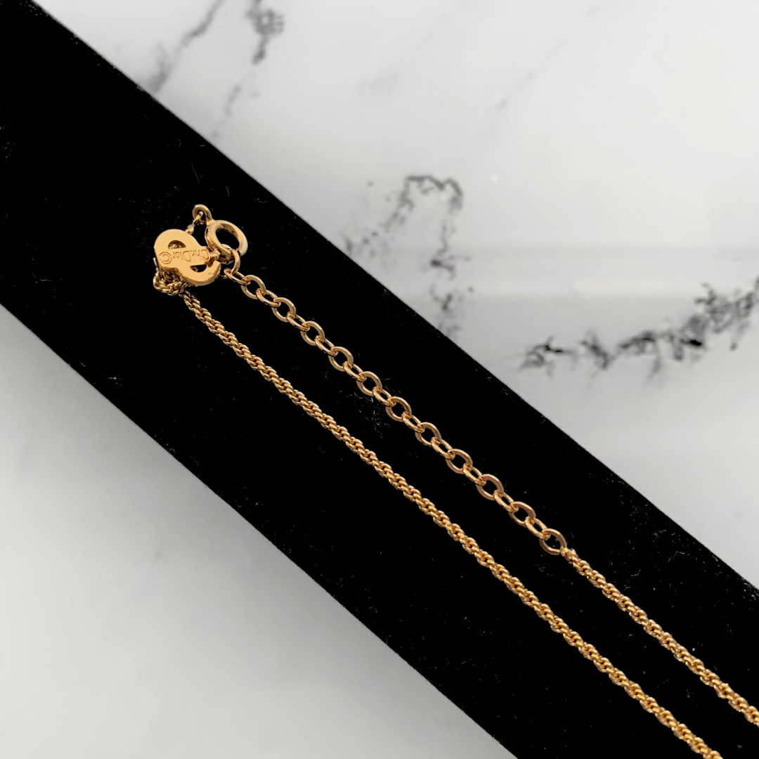 Dior Dior Necklace Gold Colored Metal - Accessories - Etoile Luxury Vintage