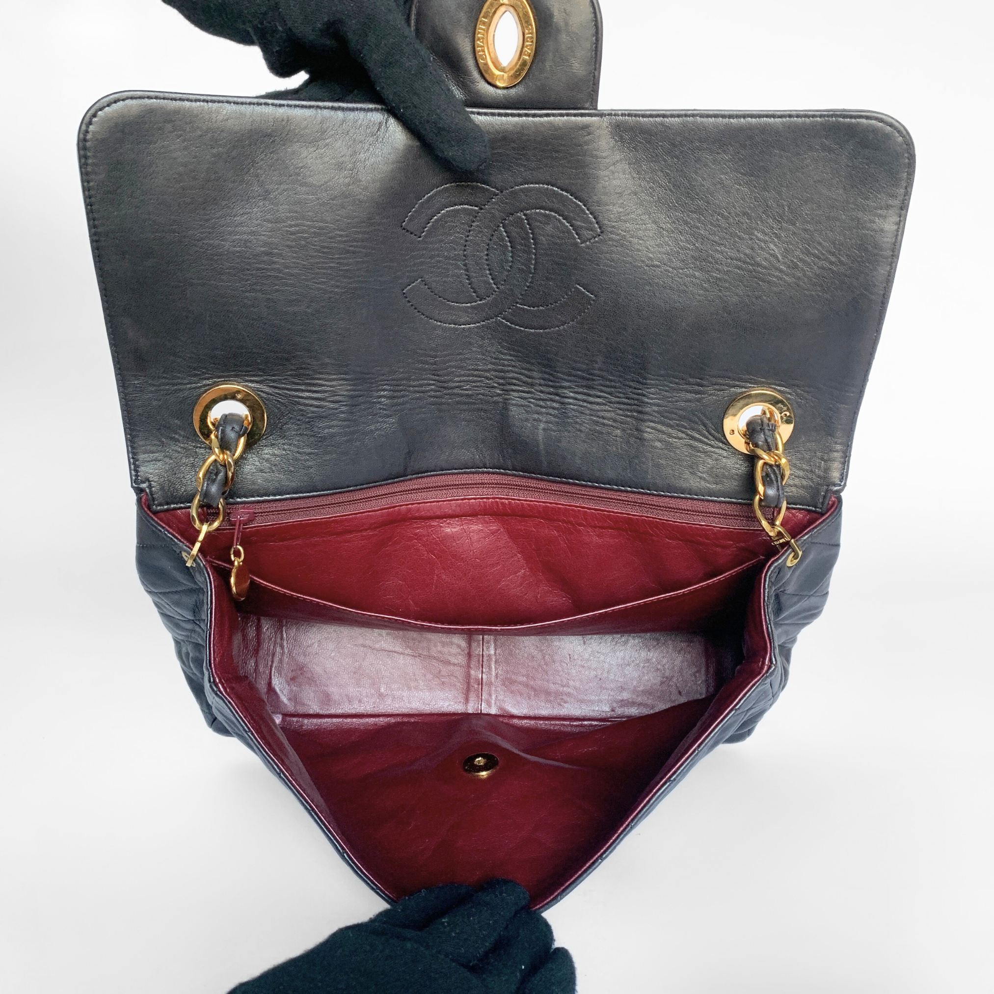 Chanel Chanel Classic Flap Bag Maxi Lambskin Leather - Handbags - Etoile Luxury Vintage