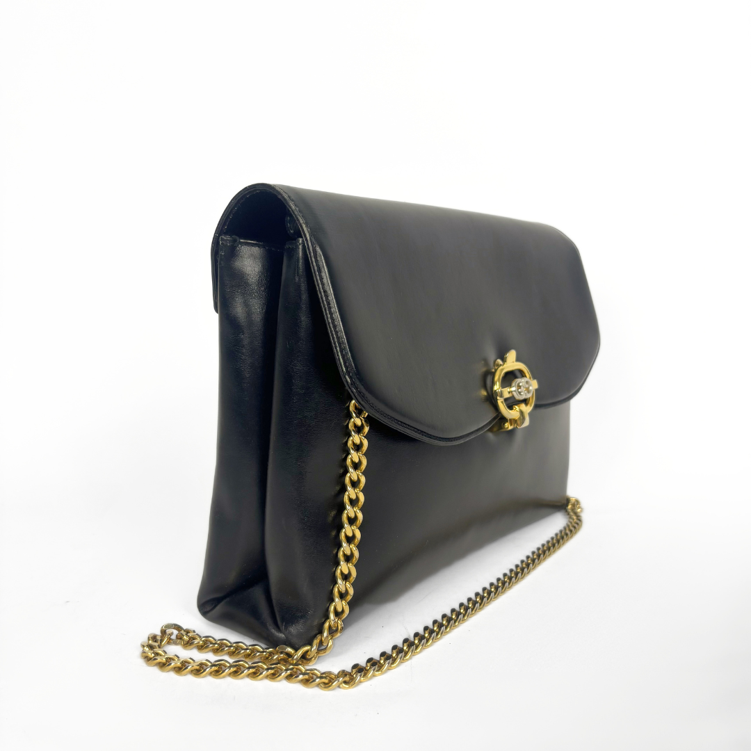 Black Gucci Leather Bag