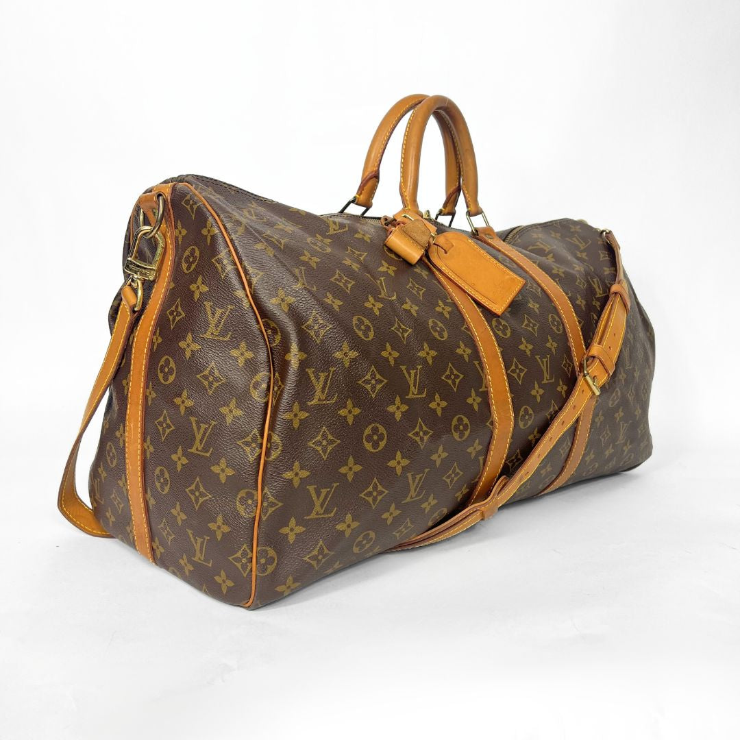 Louis Vuitton Louis Vuitton Keepall 60 Bandouli&egrave;re Monogram Canvas - Travel Bags - Etoile Luxury Vintage