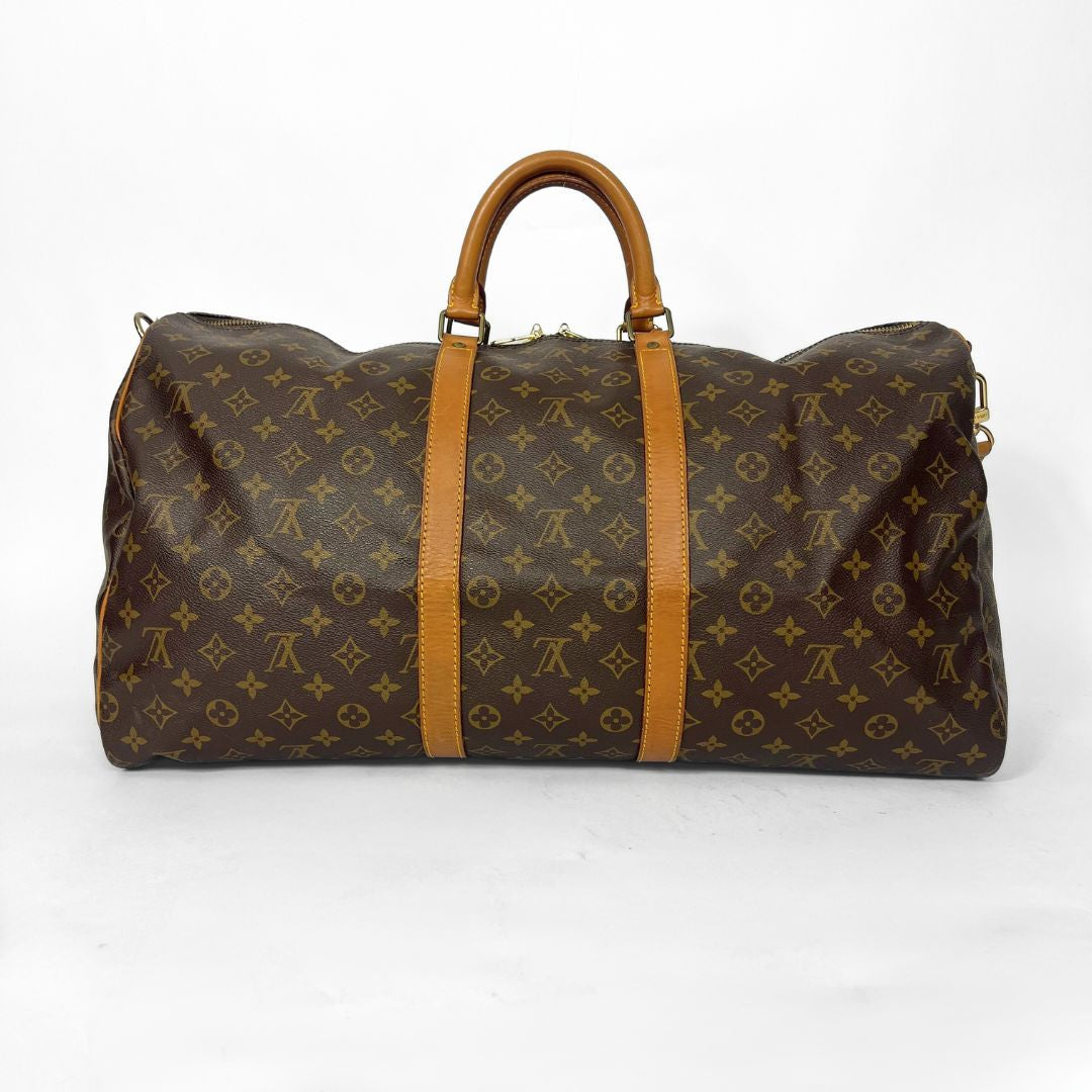 Louis Vuitton Louis Vuitton Keepall 60 Bandouli&egrave;re Monogram Canvas - Travel Bags - Etoile Luxury Vintage