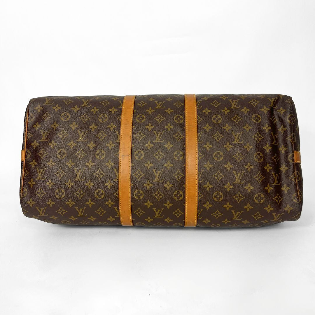 Louis Vuitton Louis Vuitton Keepall 60 Bandouli&egrave;re Monogram Canvas - Travel Bags - Etoile Luxury Vintage