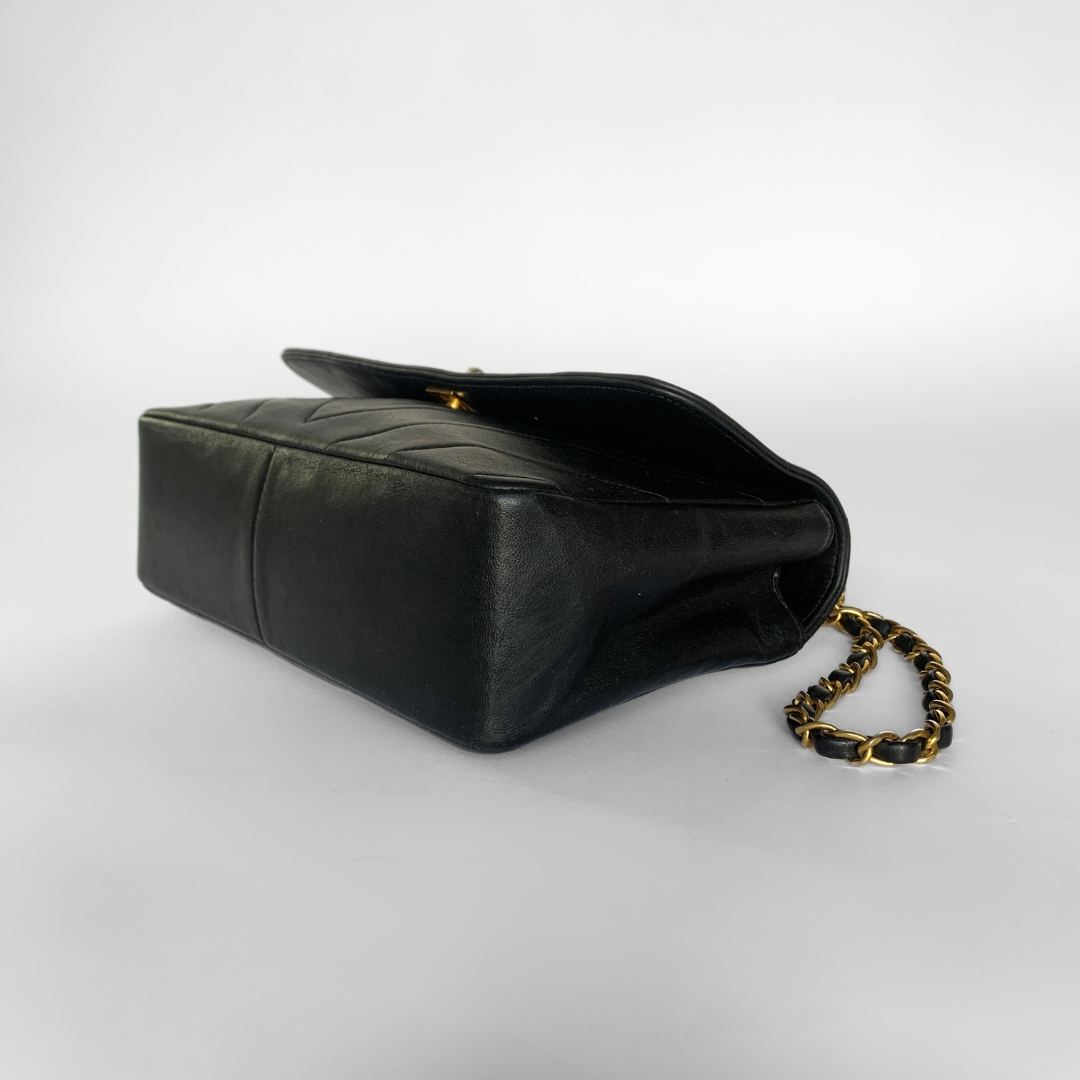 Chanel LS: Chanel Coco Top Handle Bag Chevron Lambskin Leather - Crossbody bags - Etoile Luxury Vintage