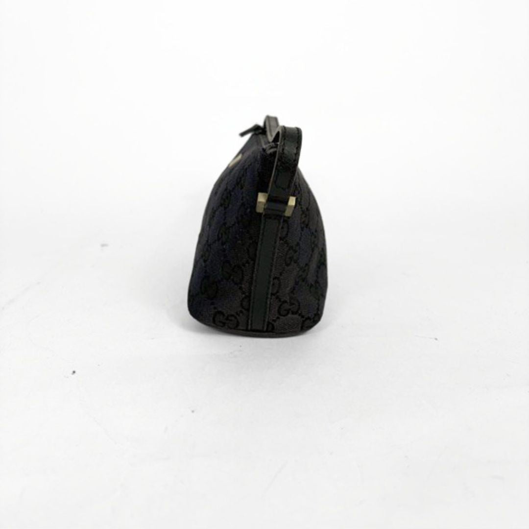 Gucci Black Boat Pochette Monogram
