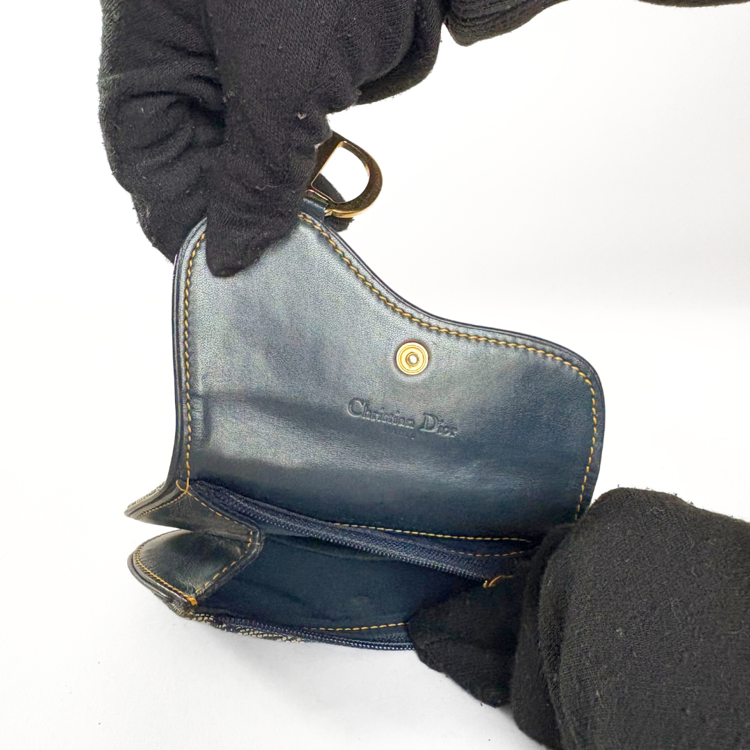 Dior Dior Saddle Wallet Oblique Canvas - Wallets - Etoile Luxury Vintage