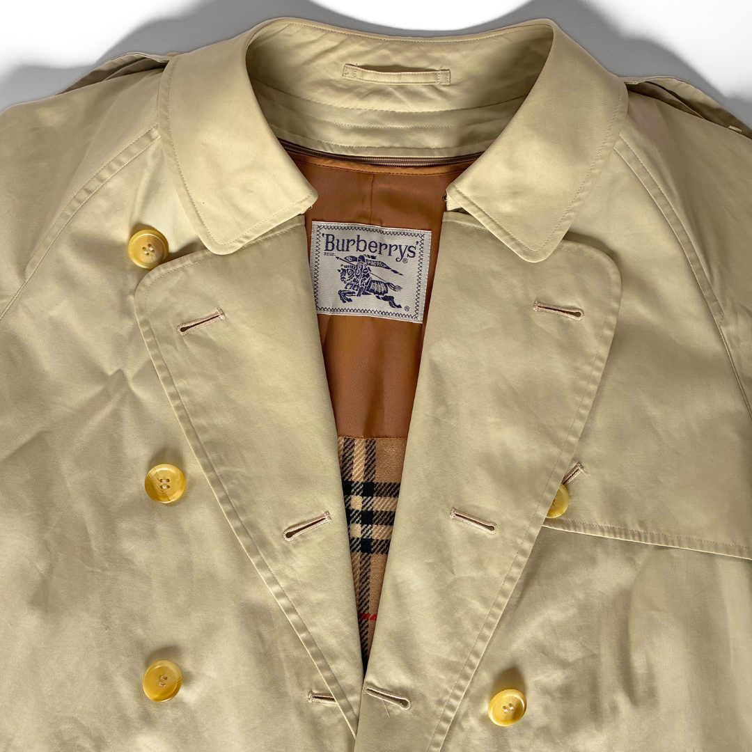 Burberry LS: Burberry Trench Coat Cotton - Clothing - Etoile Luxury Vintage