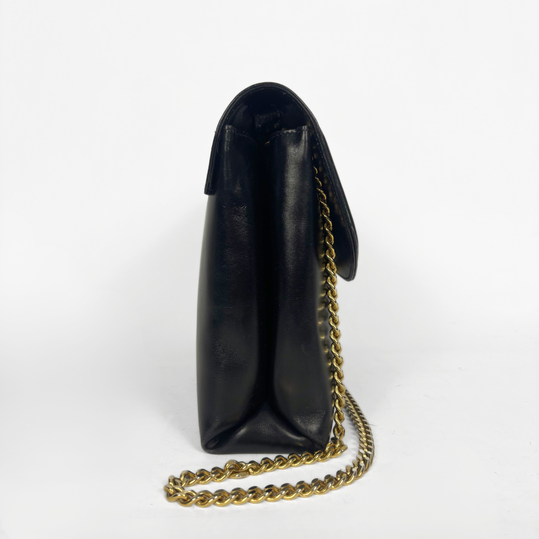 Black Gucci Leather Bag