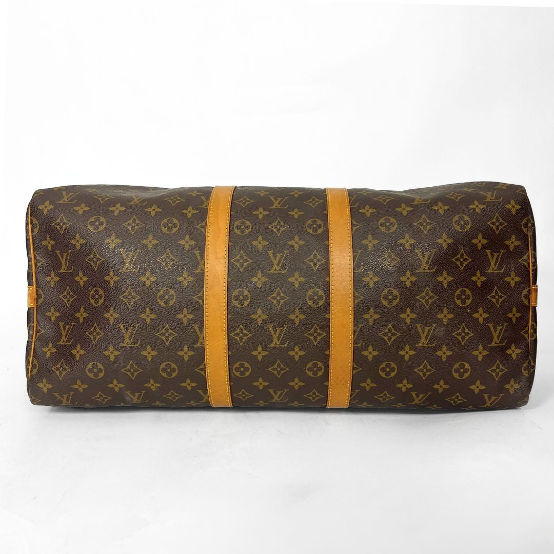 Louis Vuitton Louis Vuitton Keepall 55 Strap Monogram Canvas - Travel bags - Etoile Luxury Vintage