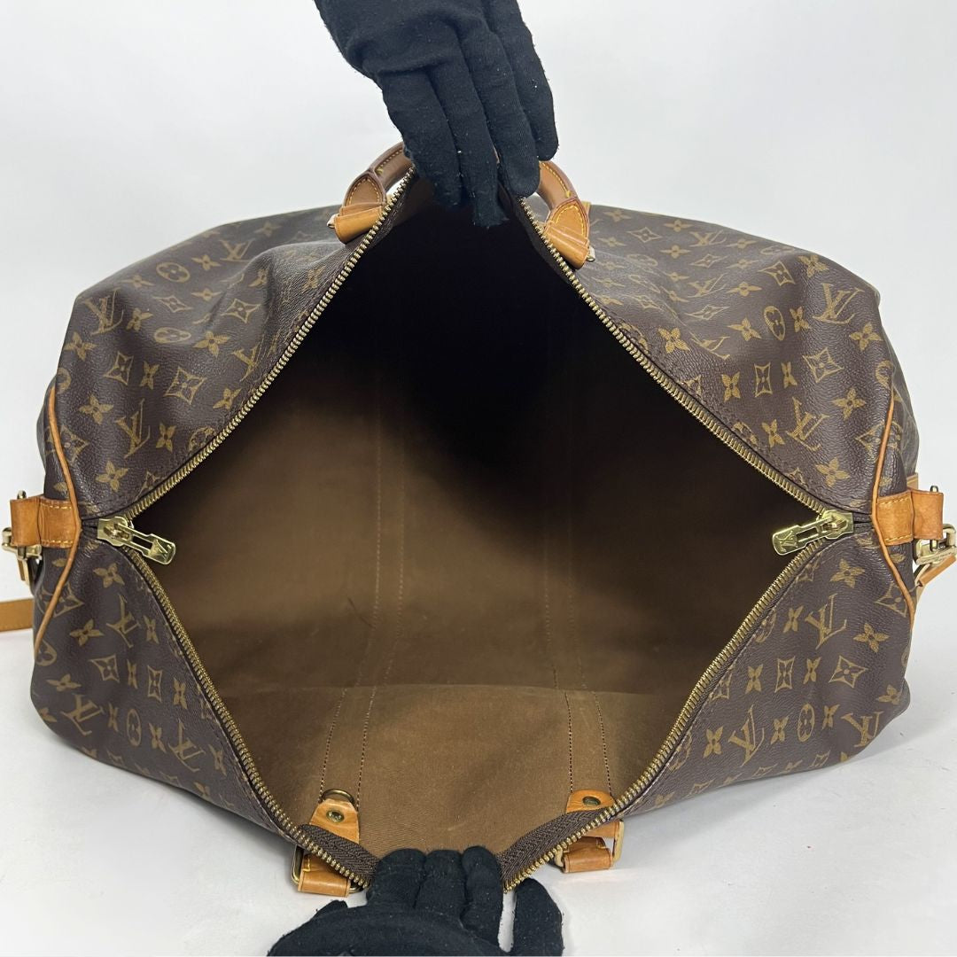 Louis Vuitton Louis Vuitton Keepall 55 Strap Monogram Canvas - Travel bags - Etoile Luxury Vintage