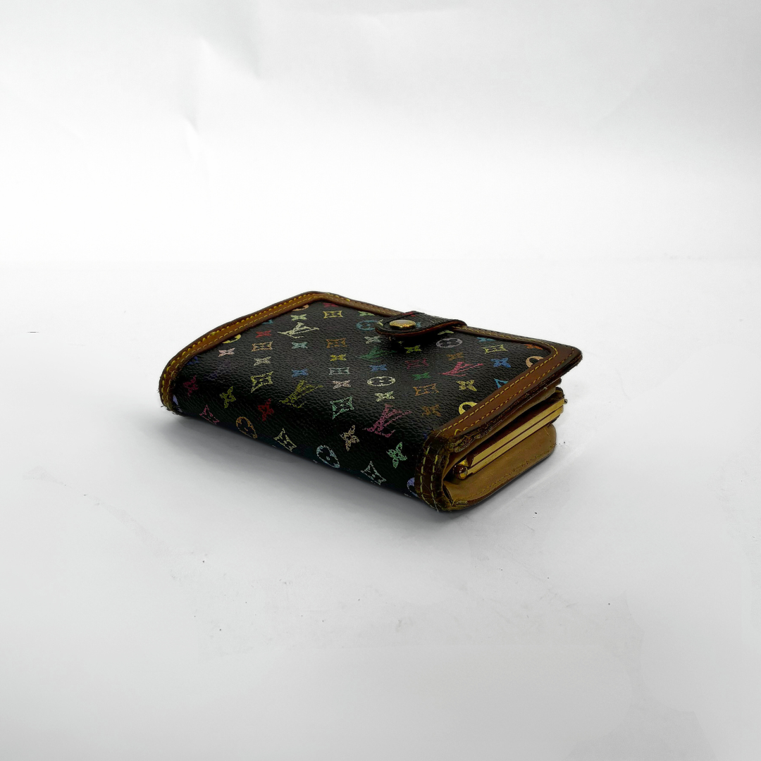 Louis Vuitton Louis Vuitton Medium Clip Wallet Multicolor Canvas - Wallets - Etoile Luxury Vintage