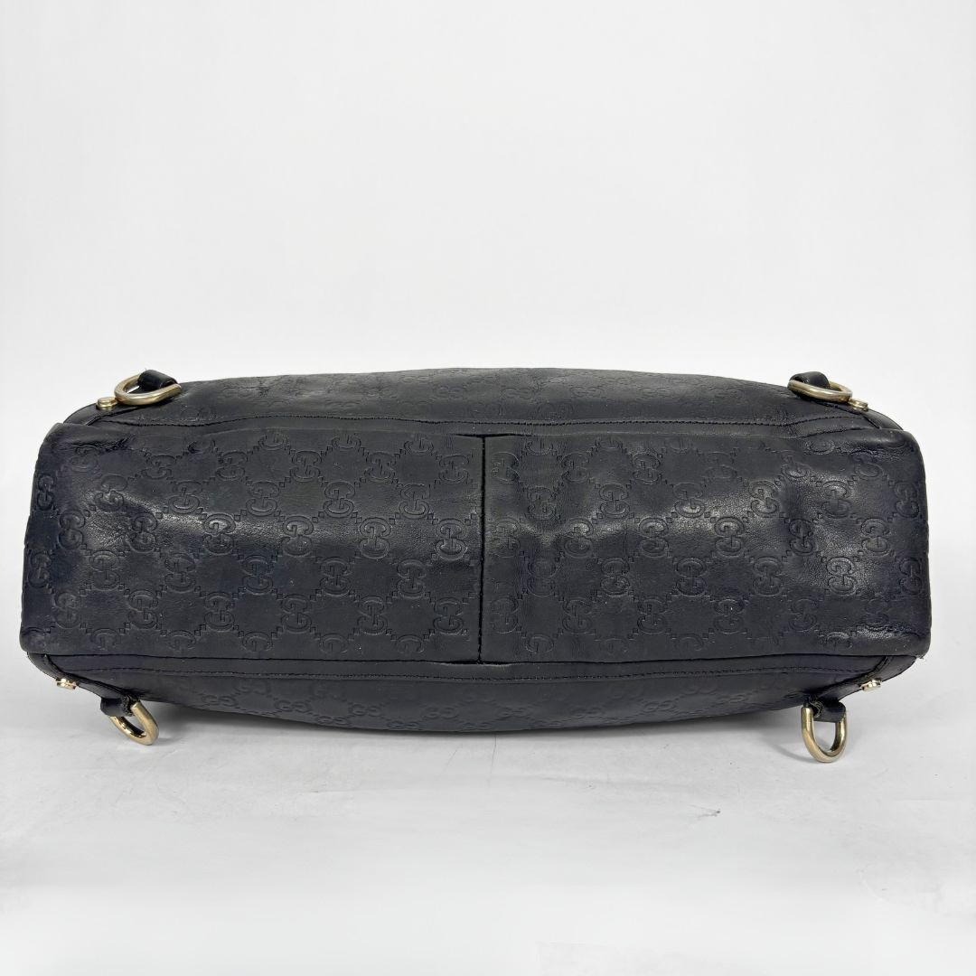 Gucci Black Leather Two Side Reversible