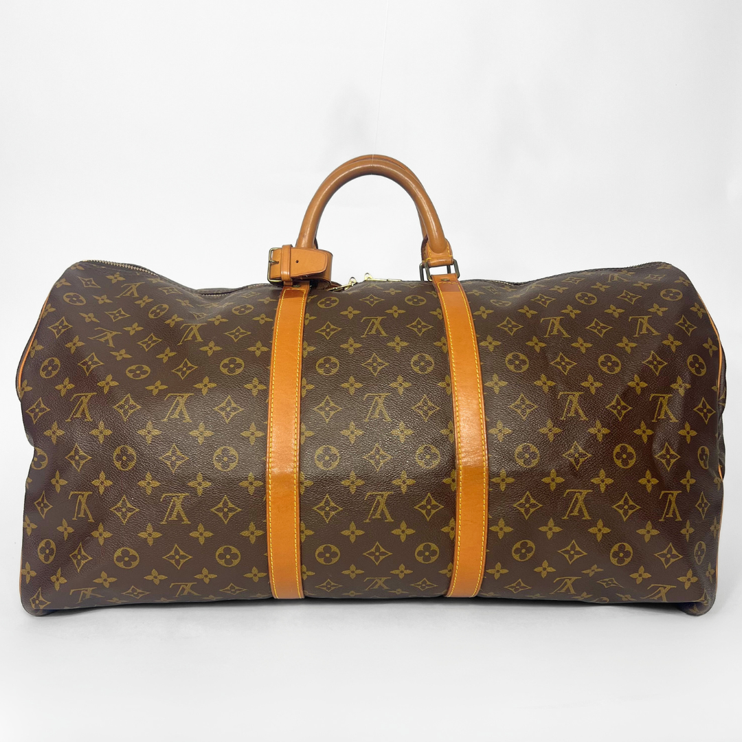 Louis Vuitton Louis Vuitton Keepall 60 Bandouli&egrave;re Monogram Canvas - Travel Bags - Etoile Luxury Vintage