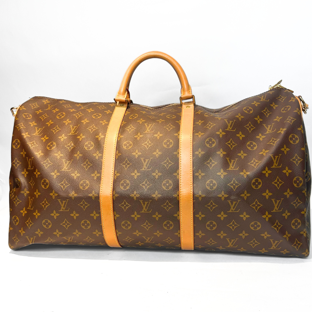 Louis Vuitton Louis Vuitton Keepall 60 Strap Monogram Canvas - Travel bags - Etoile Luxury Vintage