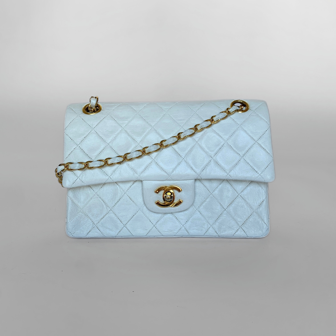 Chanel Chanel Classic Flap Bag Small Lambskin Leather - Shoulder bags - Etoile Luxury Vintage