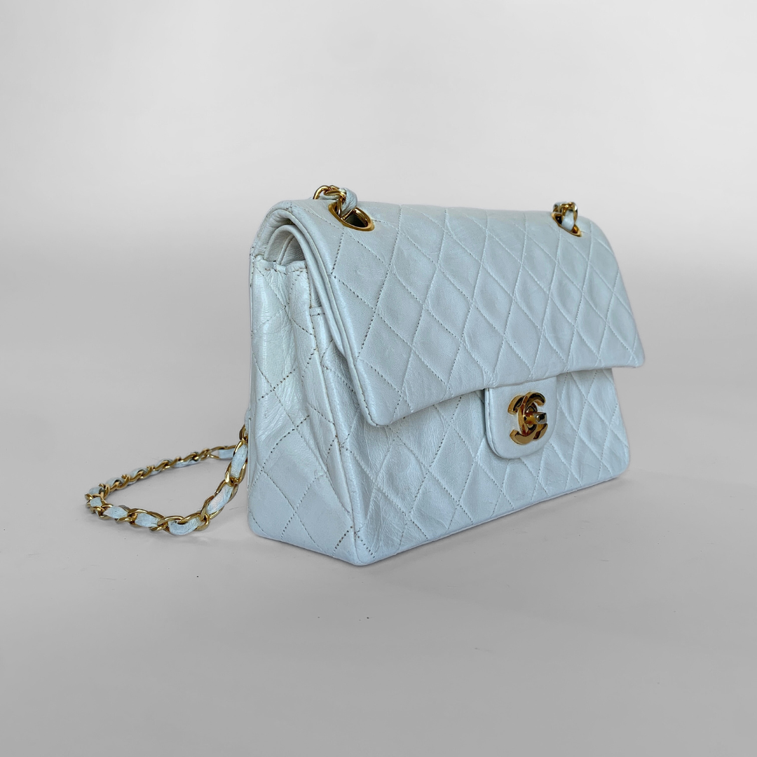 Chanel Chanel Classic Flap Bag Small Lambskin Leather - Shoulder bags - Etoile Luxury Vintage