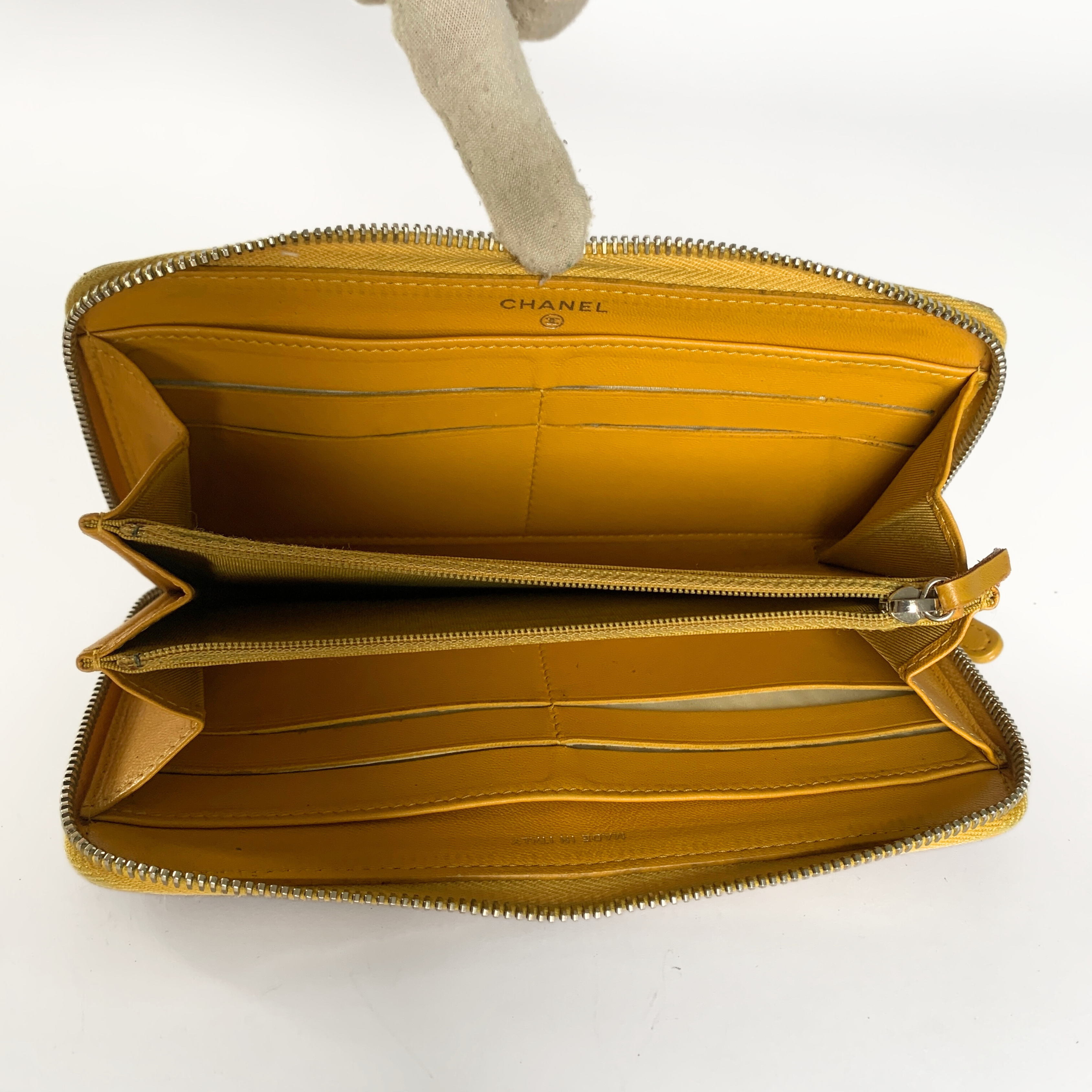 Chanel LS: Chanel Zipper Wallet Large Lambskin Leather - Wallets - Etoile Luxury Vintage