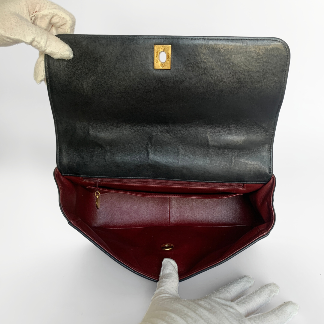 Chanel LS: Chanel Coco Top Handle Bag Chevron Lambskin Leather - Crossbody bags - Etoile Luxury Vintage