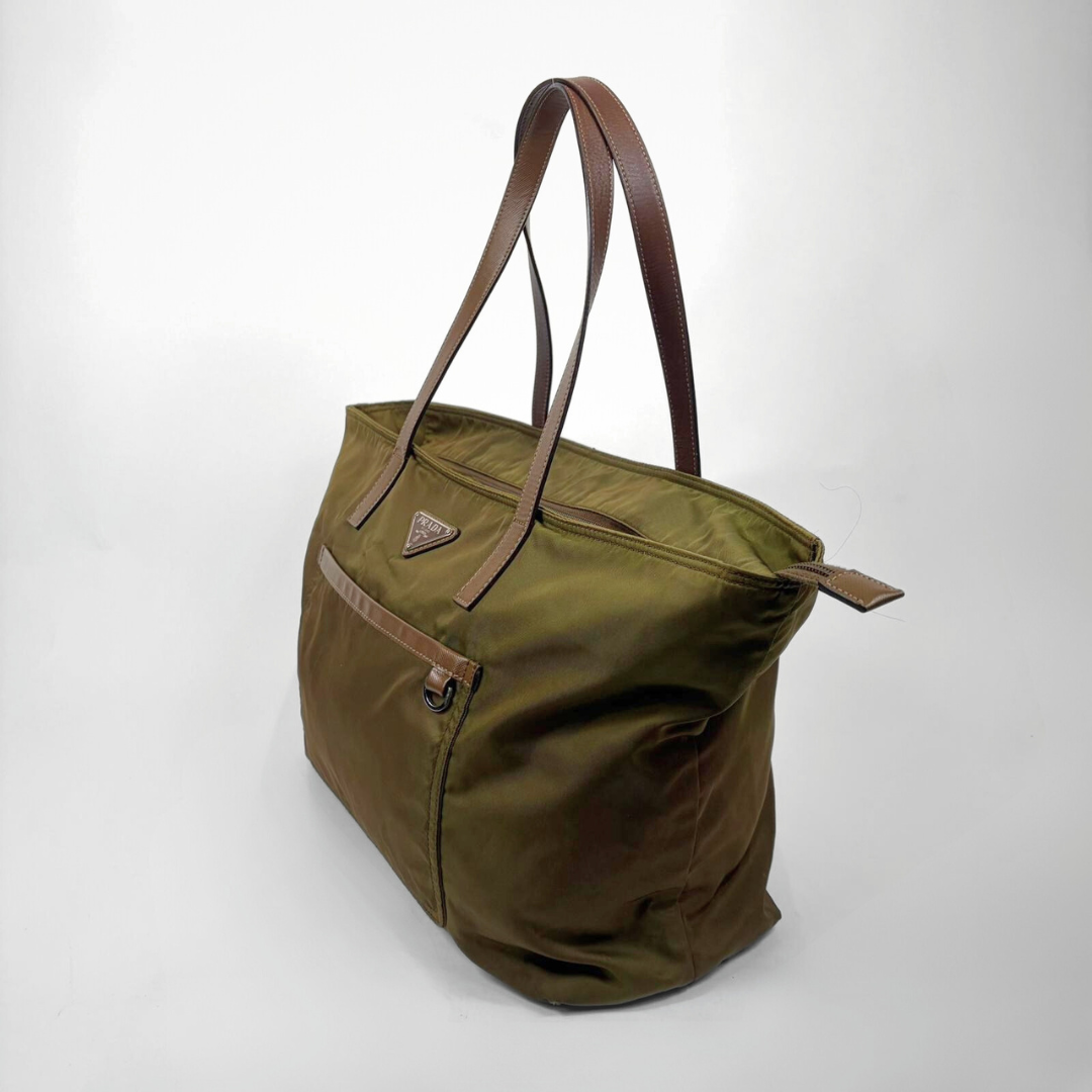 Prada green shoulderbag