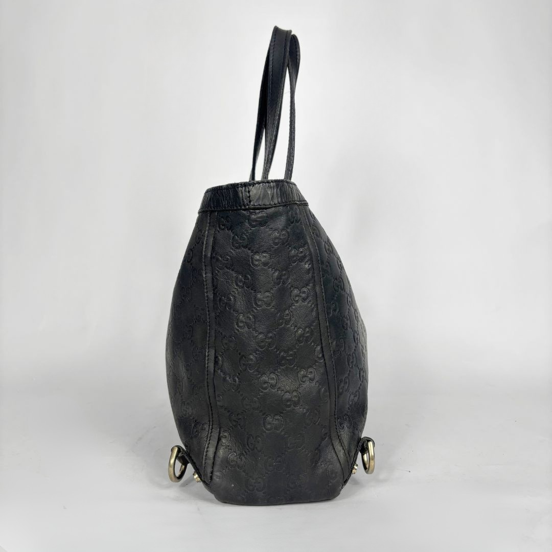 Gucci Black Leather Two Side Reversible