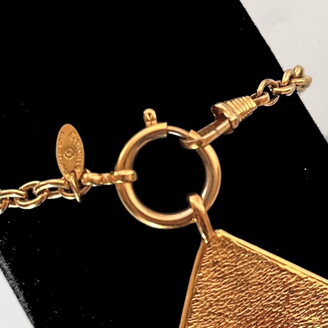 Chanel Chanel CC Necklace Gold Plated - Necklaces - Etoile Luxury Vintage