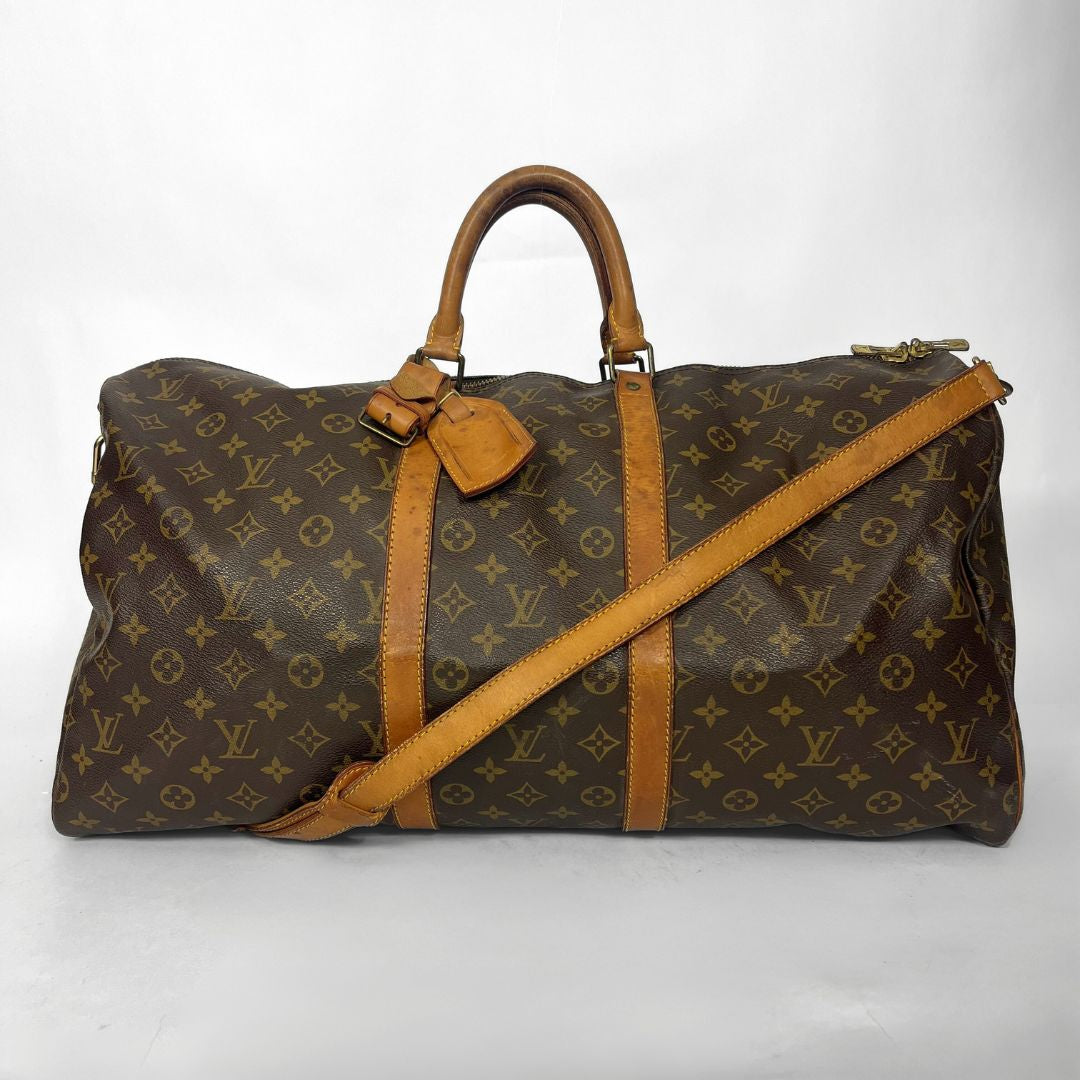 Louis Vuitton Louis Vuitton Keepall 50 Strap Monogram Canvas - Travel bags - Etoile Luxury Vintage